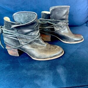 Freebird Casey Wrap Ankle Booties